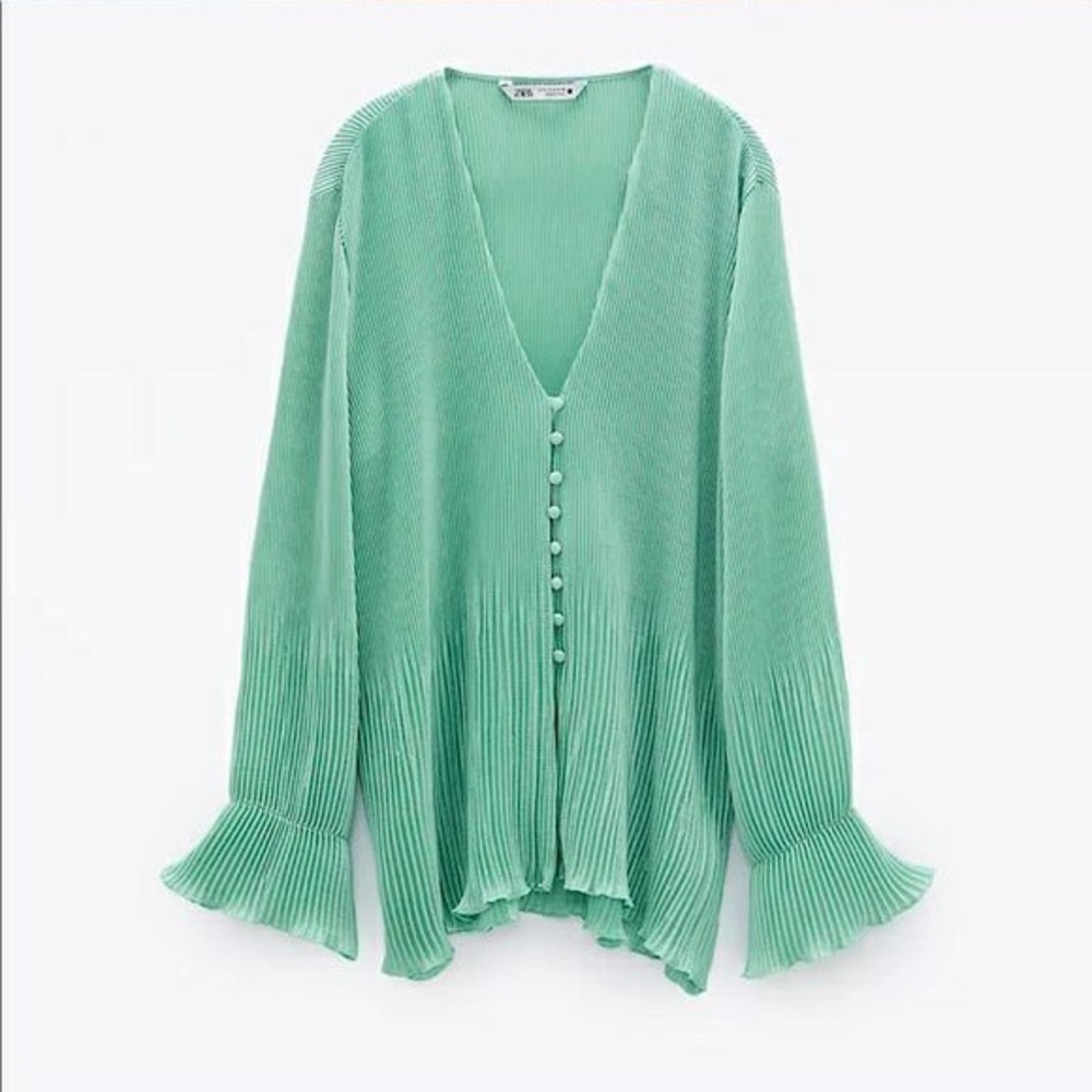 Zara *NWT* Pleated top